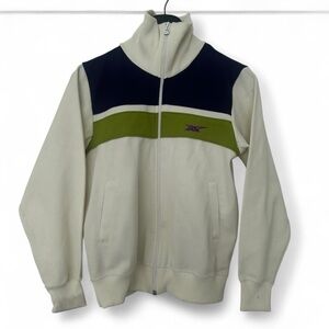 Asics White and Green Jacket